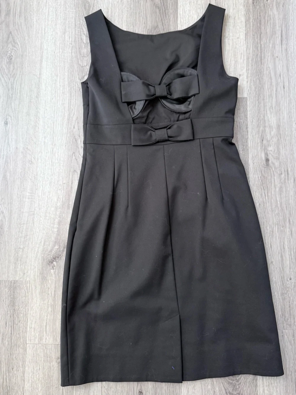 Kate Spade Black Sleeveless Bow Detail Dress